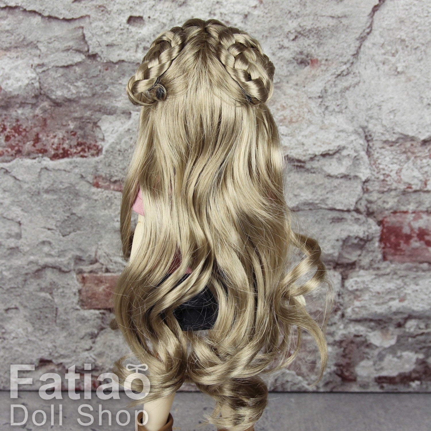 Fatiao - New Dolls Wig Dollfie Yo-SD 1/6 BJD 6-7" - Baby Brown