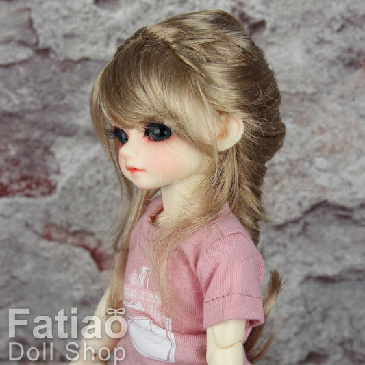 Fatiao - New Dolls Wig Dollfie Yo-SD 1/6 BJD 6-7" - Baby Brown