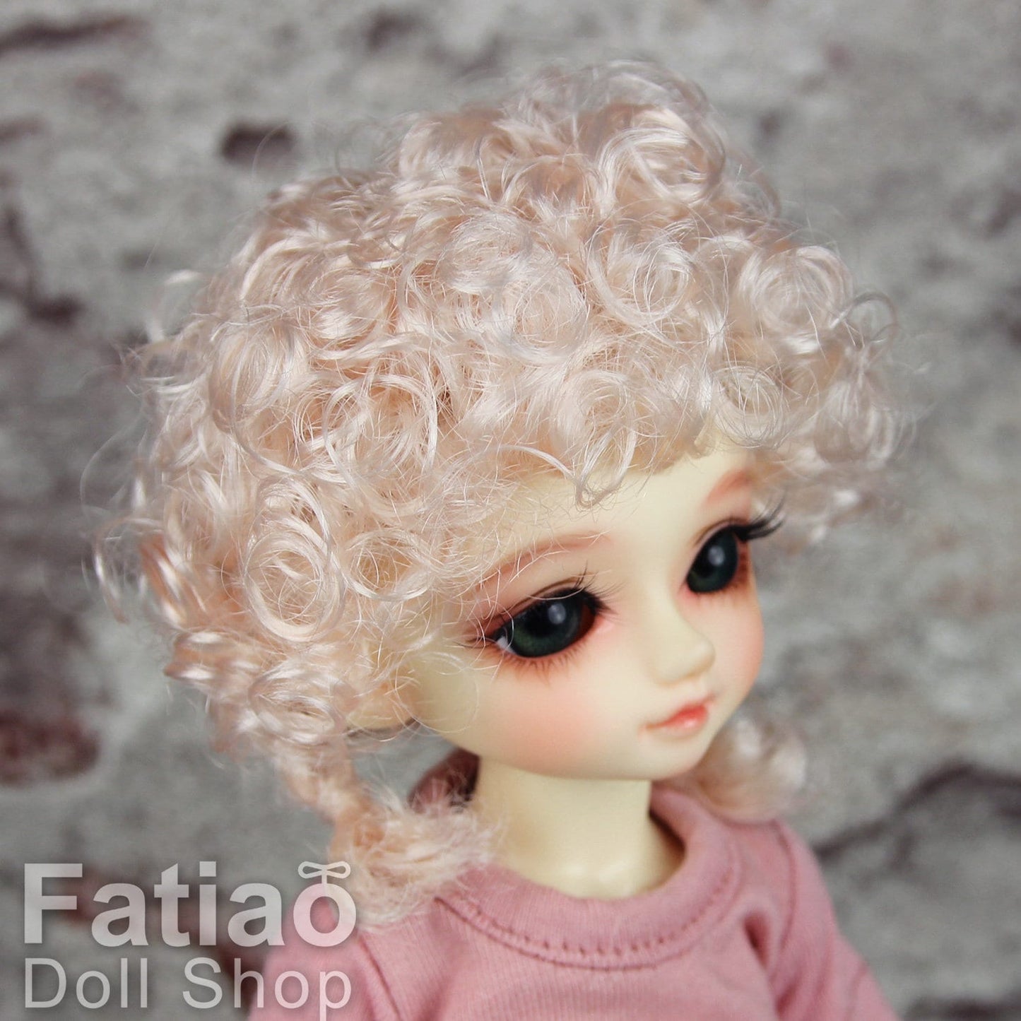 Fatiao - New Dollfie Yo-SD 1/6 BJD - Dolls Wig 6-7 inch - Light Pink
