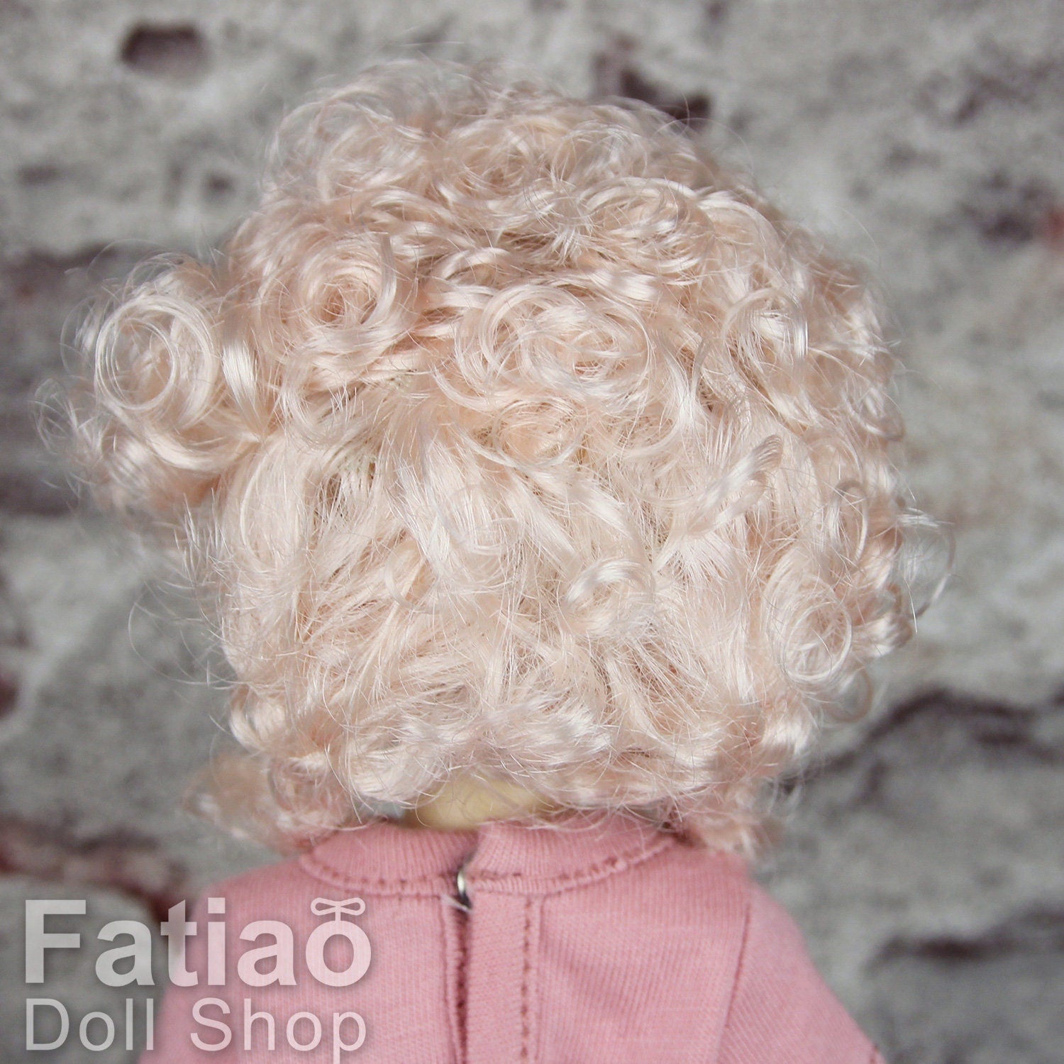 Fatiao - New Dollfie Yo-SD 1/6 BJD - Dolls Wig 6-7 inch - Light Pink