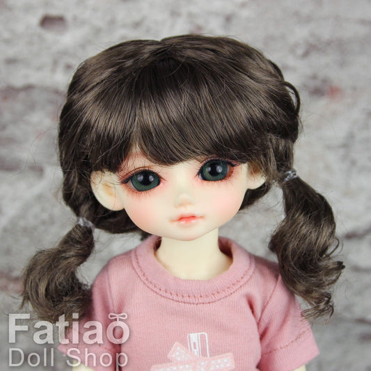 Fatiao - New Dollfie Yo-SD 1/6 BJD - Dolls Wig 6-7 inch - umber