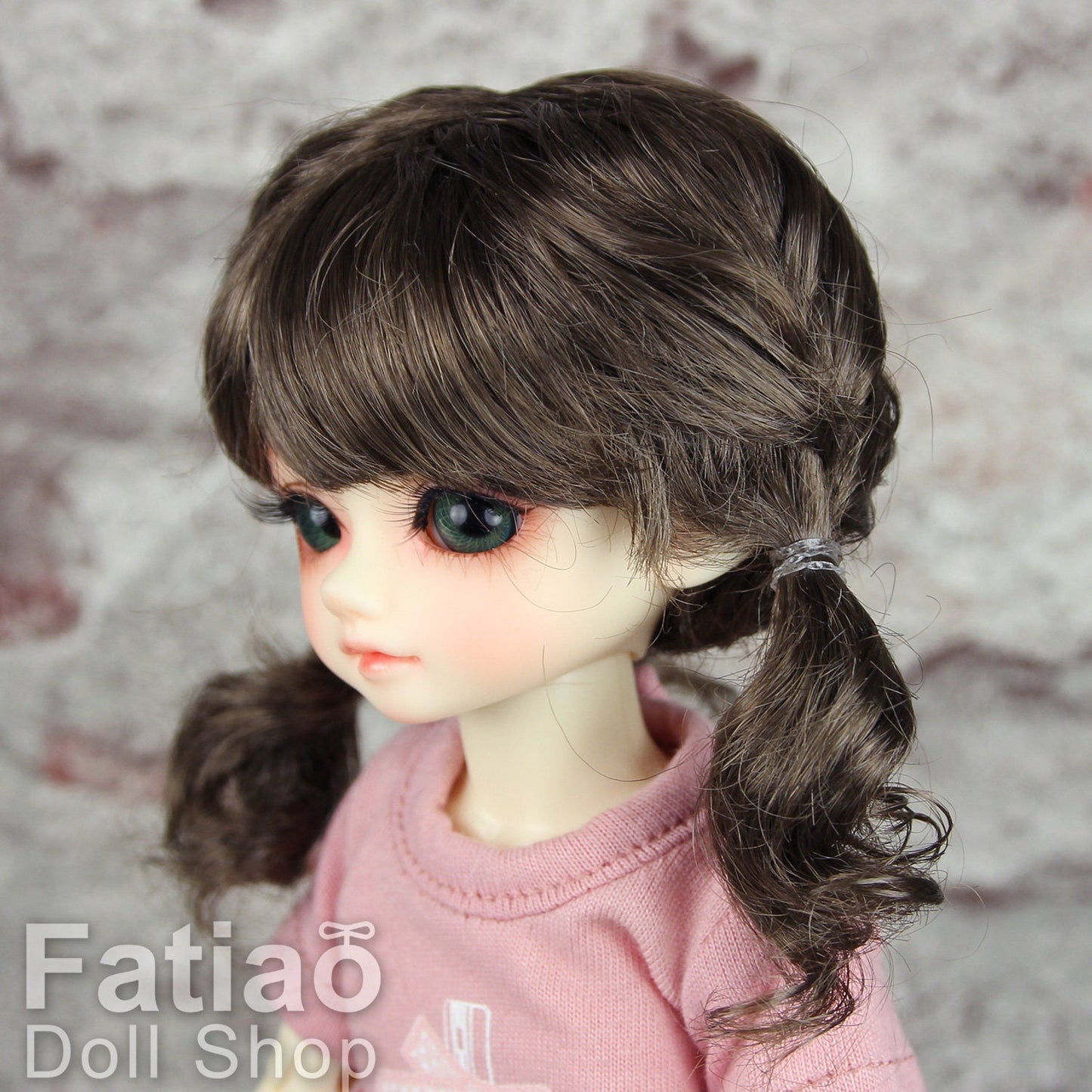 Fatiao - New Dollfie Yo-SD 1/6 BJD - Dolls Wig 6-7 inch - umber