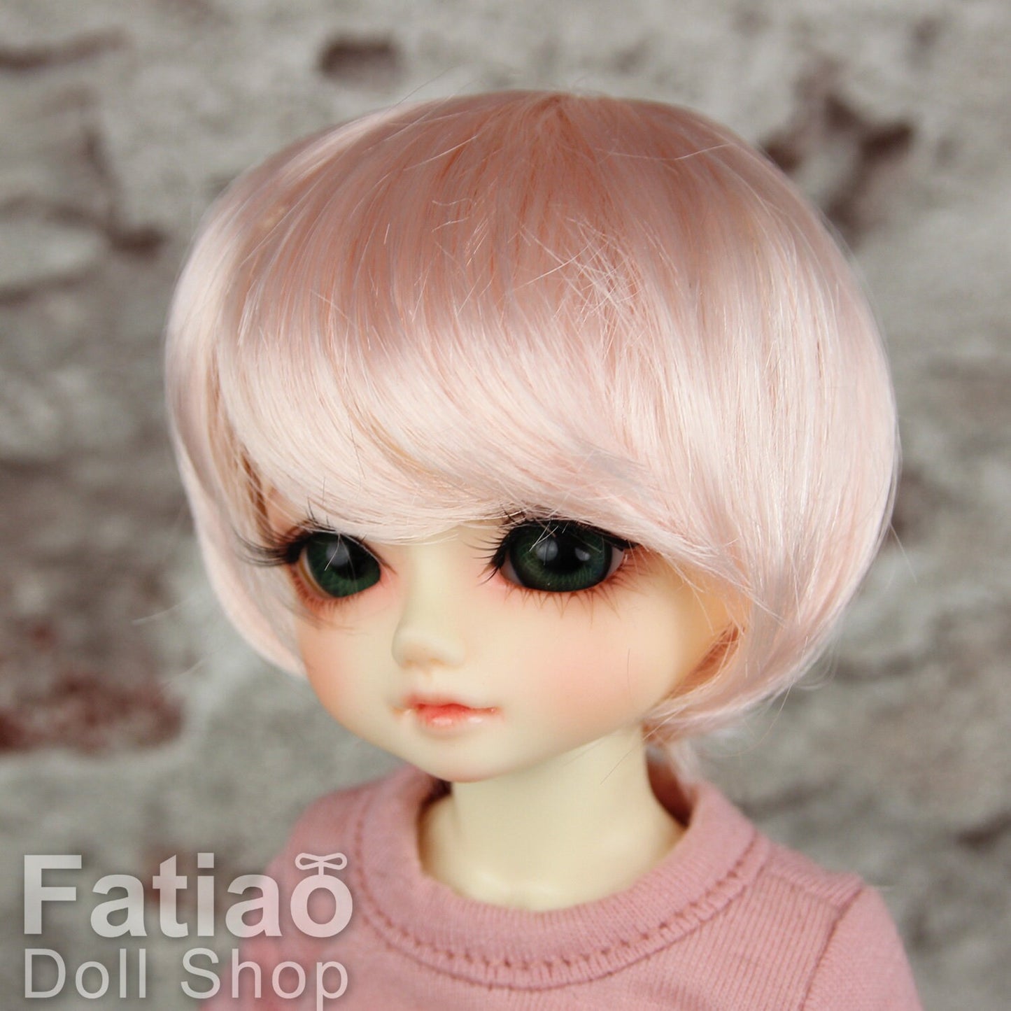 Fatiao - New Dollfie Yo-SD 1/6 BJD - Dolls Wig 6-7 inch - Light Pink