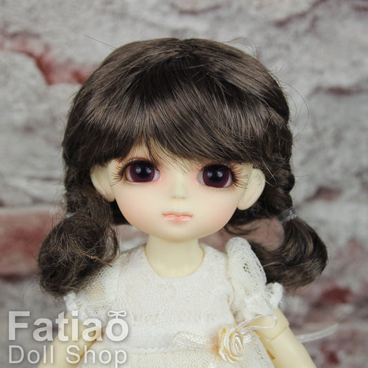 Fatiao - BJD Dollfie Lati Yellow Pukifee 5-6" Doll Wig - umber
