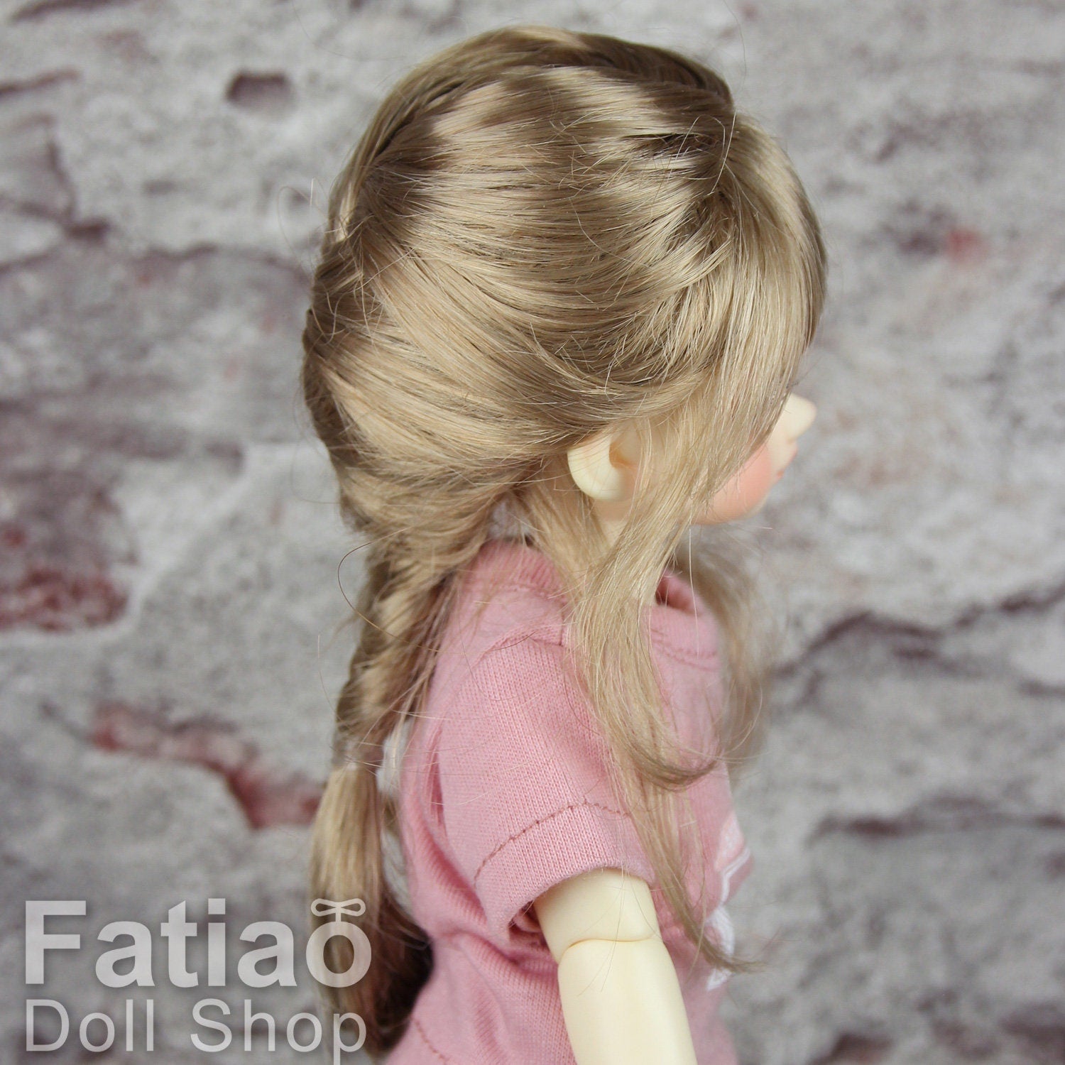 Fatiao - New Dolls Wig Dollfie Yo-SD 1/6 BJD 6-7" - Baby Brown