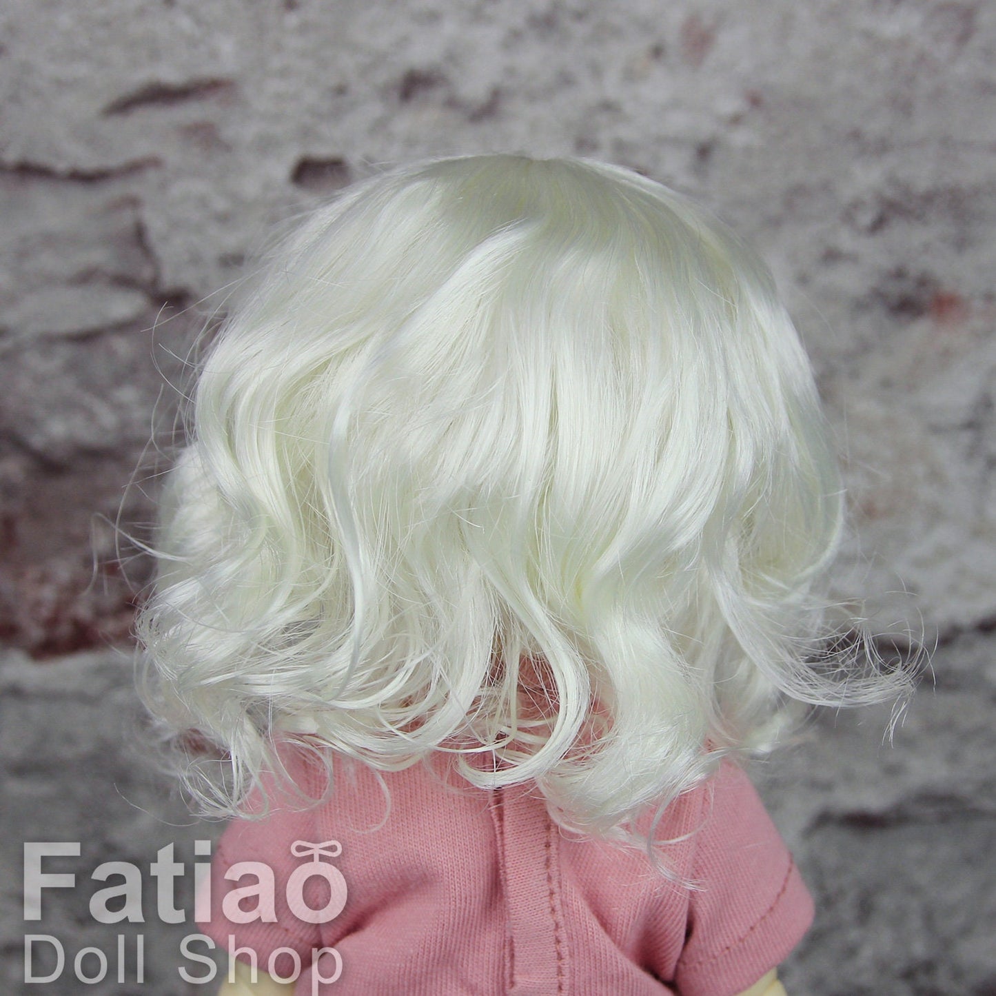 Fatiao - New Dollfie Yo-SD 1/6 BJD - Dolls Wig 6-7 inch - Milk Platinum
