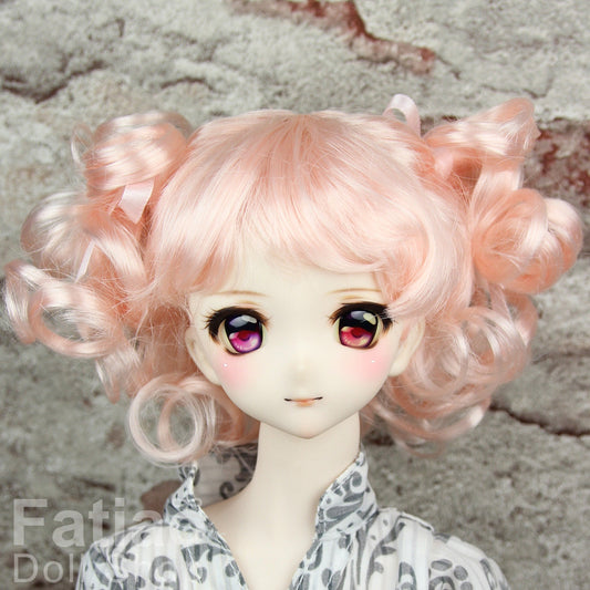 Fatiao - New Dollfie SD 1/3 BJD Dolls Wig size 8-9" - Light Pink