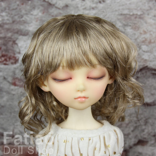 Fatiao - New Dollfie MSD Kaye Wiggs 1/4 BJD Size 7-8 inch - Baby Brown Dolls Wig