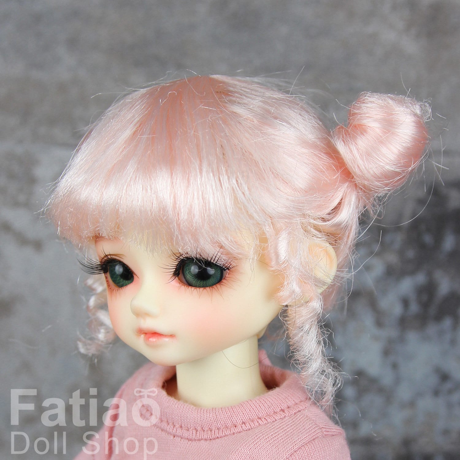 Fatiao - New Dolls Wig Dollfie Yo-SD 1/6 BJD 6-7" size - Light Pink