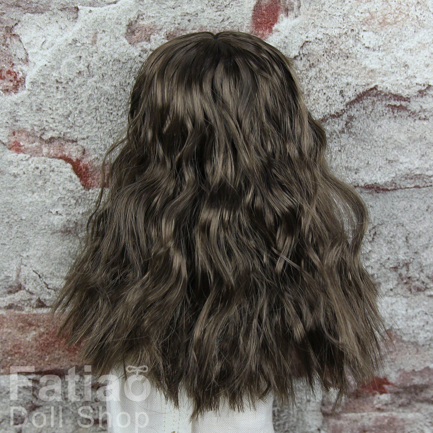 Fatiao - New Dollfie little pullip DAL Nendoroid BJD Dolls Wig - size 4-5" - umber