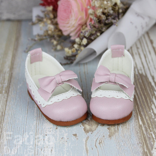 Fatiao - New 1/4 BJD MSD Dollfie Dolls Mary Jane Shoes - Pink (Size 5.5cm)