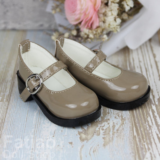Fatiao - New 1/3 BJD Dollfie Dolls Mary Jane Shoes - Khaki (Size 6.5cm)