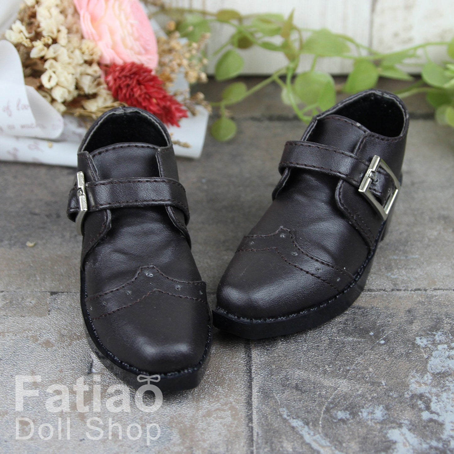 Fatiao - New 1/3 BJD Supper dollfie 13/17 SD Boy Dolls Oxford Shoes - Dark Brown