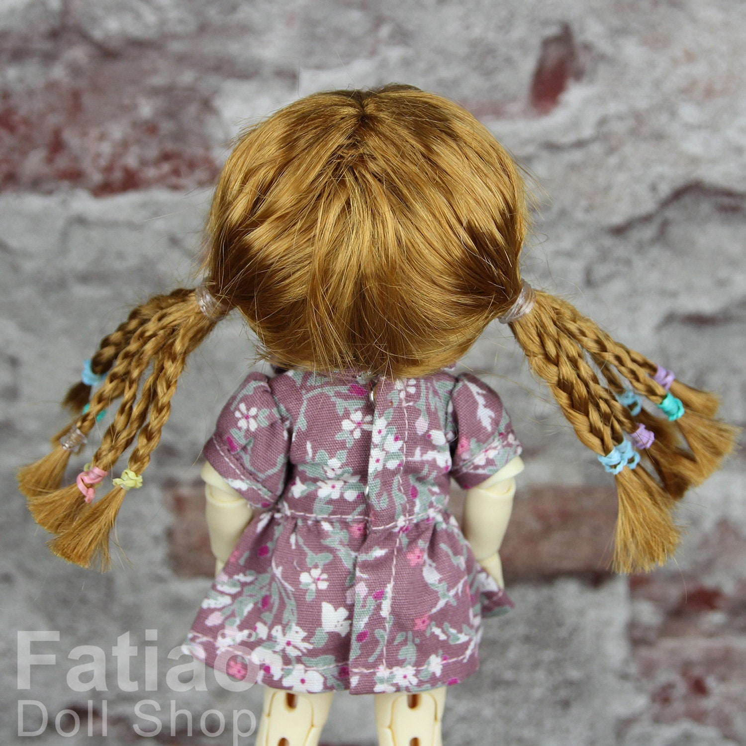 Fatiao - Dollfie Lati Yellow Pukifee 5-6" Doll Wig - Tawny