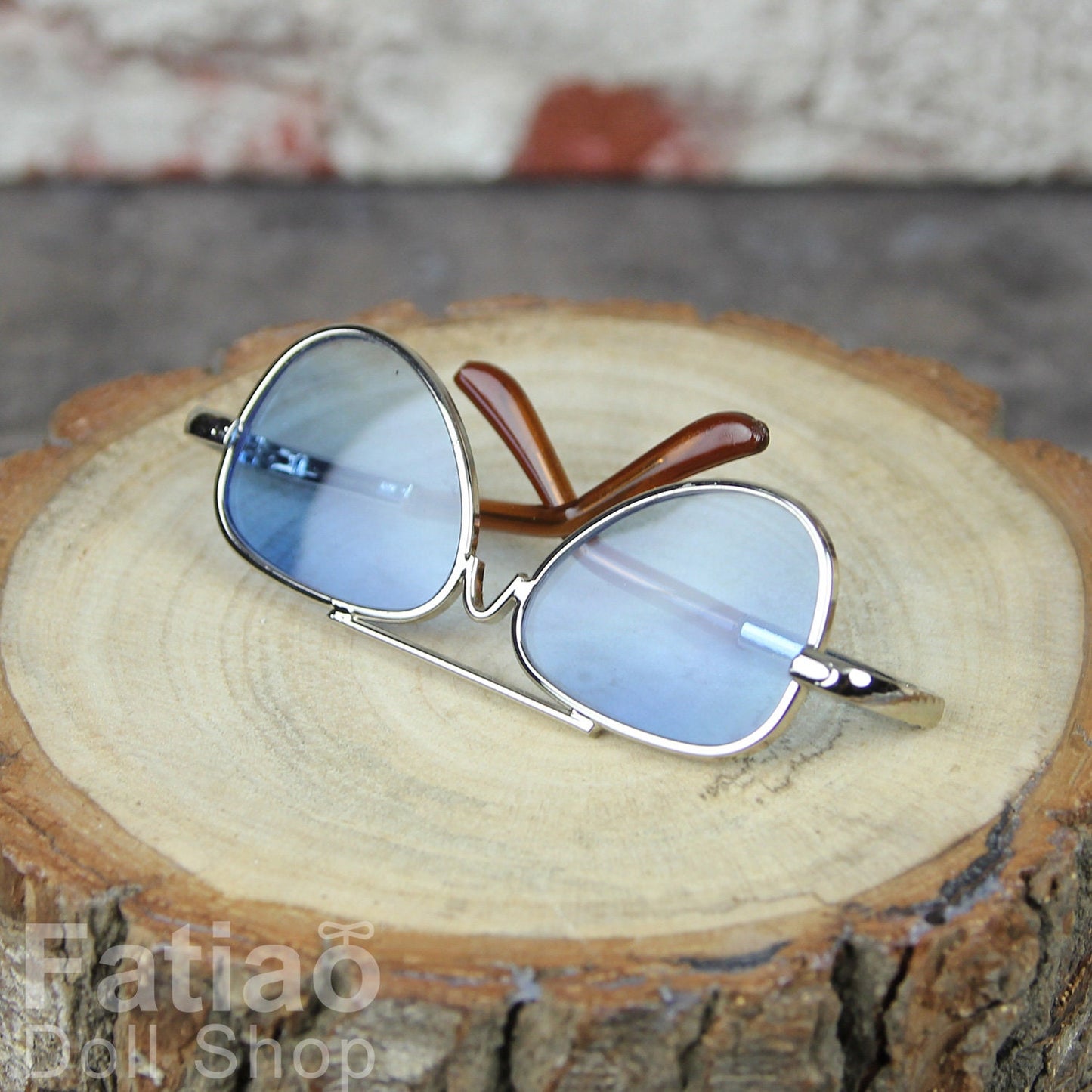 New fashion Dolls Sun Glasses fit 1/3 BJD SD Super Dollfie Silver Blue