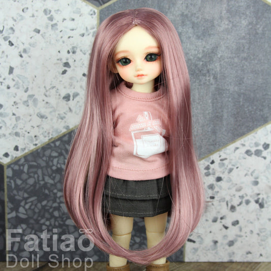 Fatiao - New Dolls Wig Dollfie Yo-SD 1/6 BJD 6-7" size - Deep Pink