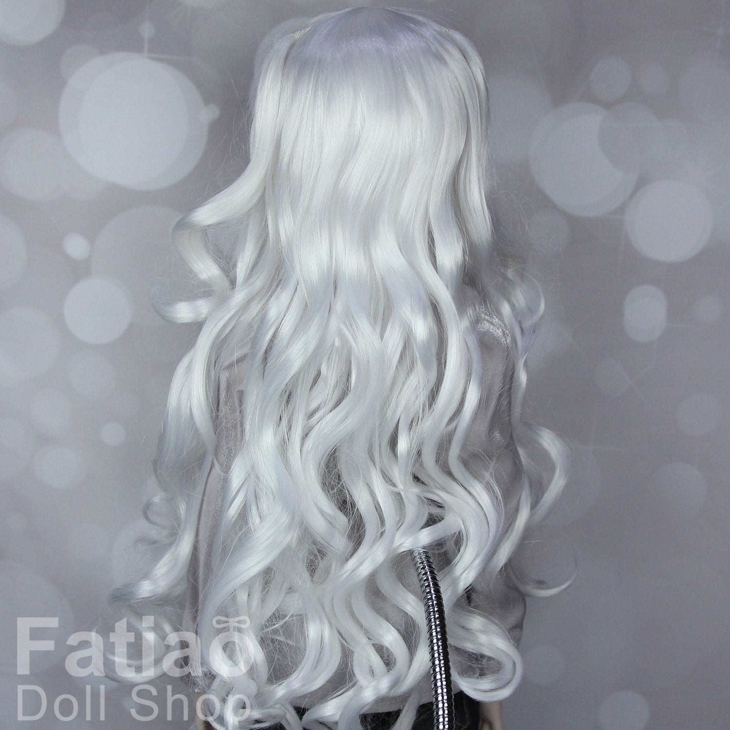 Fatiao - New Dollfie SD DD 1/3 BJD Dolls Wig size 8-9" - white