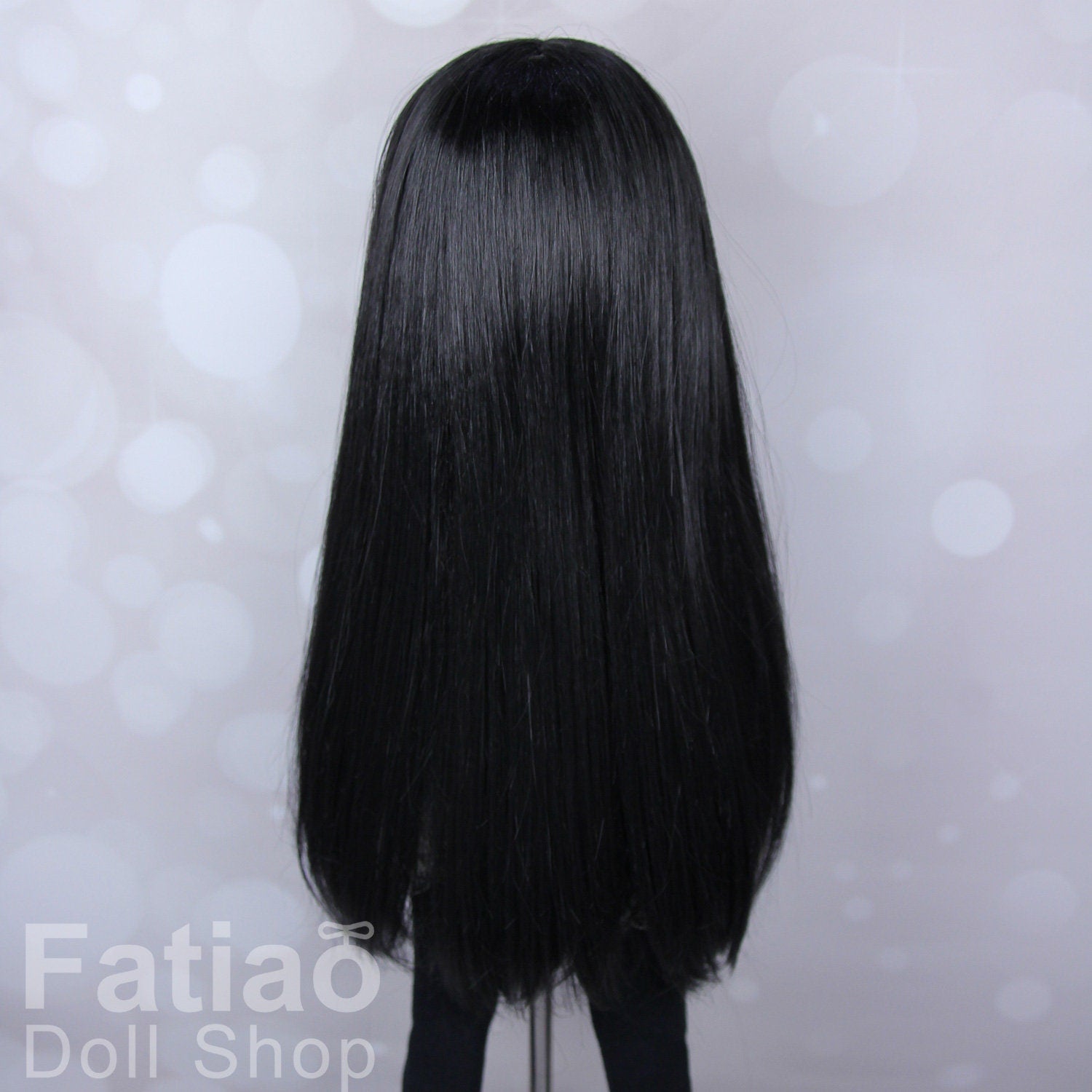 Fatiao - New Dollfie MSD Kaye Wiggs 1/4 BJD Size 7-8 inch - Black Dolls Wig
