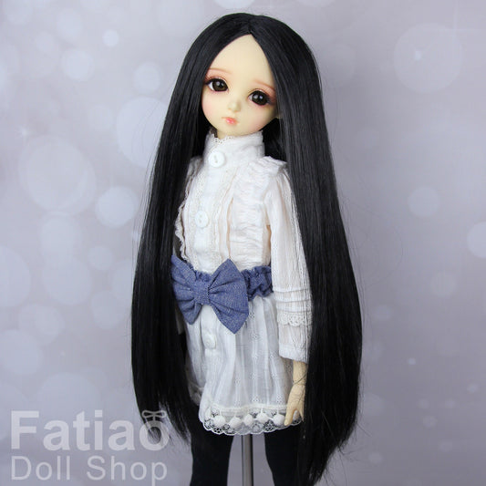 Fatiao - New Dollfie MSD Kaye Wiggs 1/4 BJD Size 7-8 inch - Black Dolls Wig