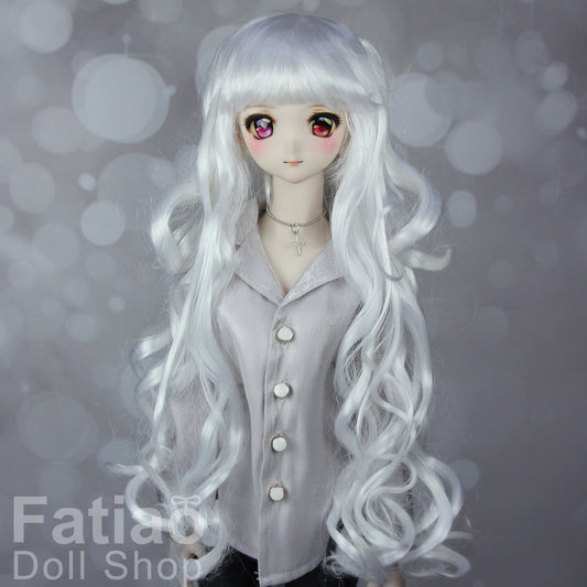Fatiao - New Dollfie SD DD 1/3 BJD Dolls Wig size 8-9" - white