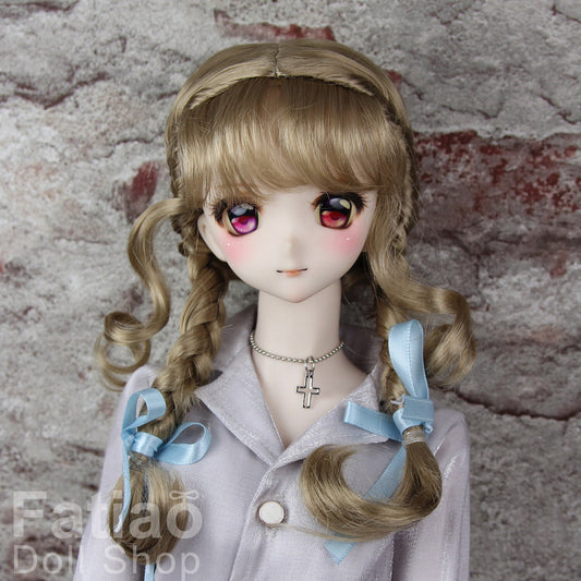 Fatiao - New Dollfie SD 1/3 BJD Dolls Wig size 8-9" - baby Brown