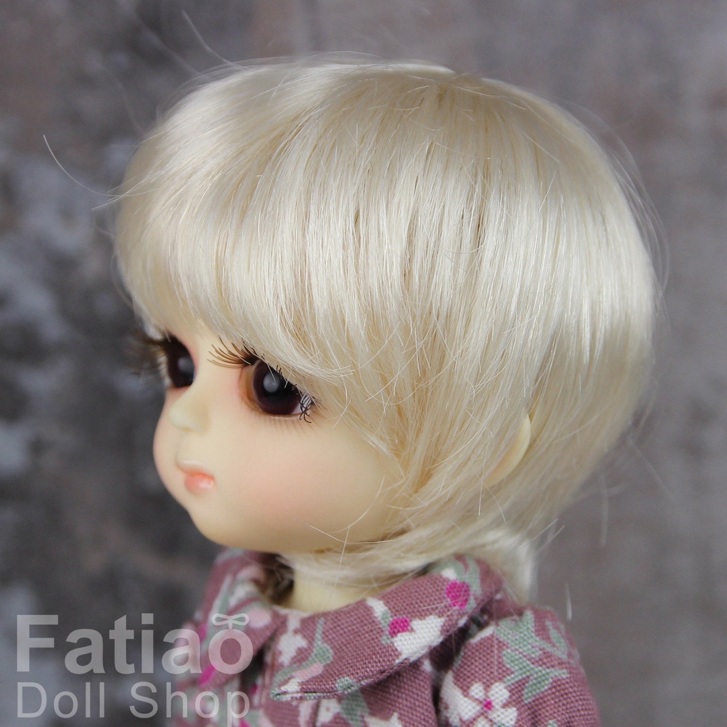 Fatiao - BJD Dollfie Lati Yellow Pukifee 5-6" Angel Doll Wig Blonde