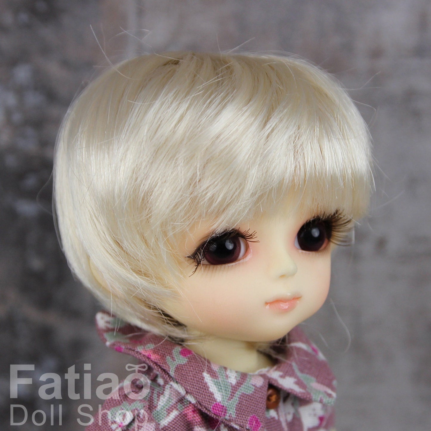 Fatiao - BJD Dollfie Lati Yellow Pukifee 5-6" Angel Doll Wig Blonde