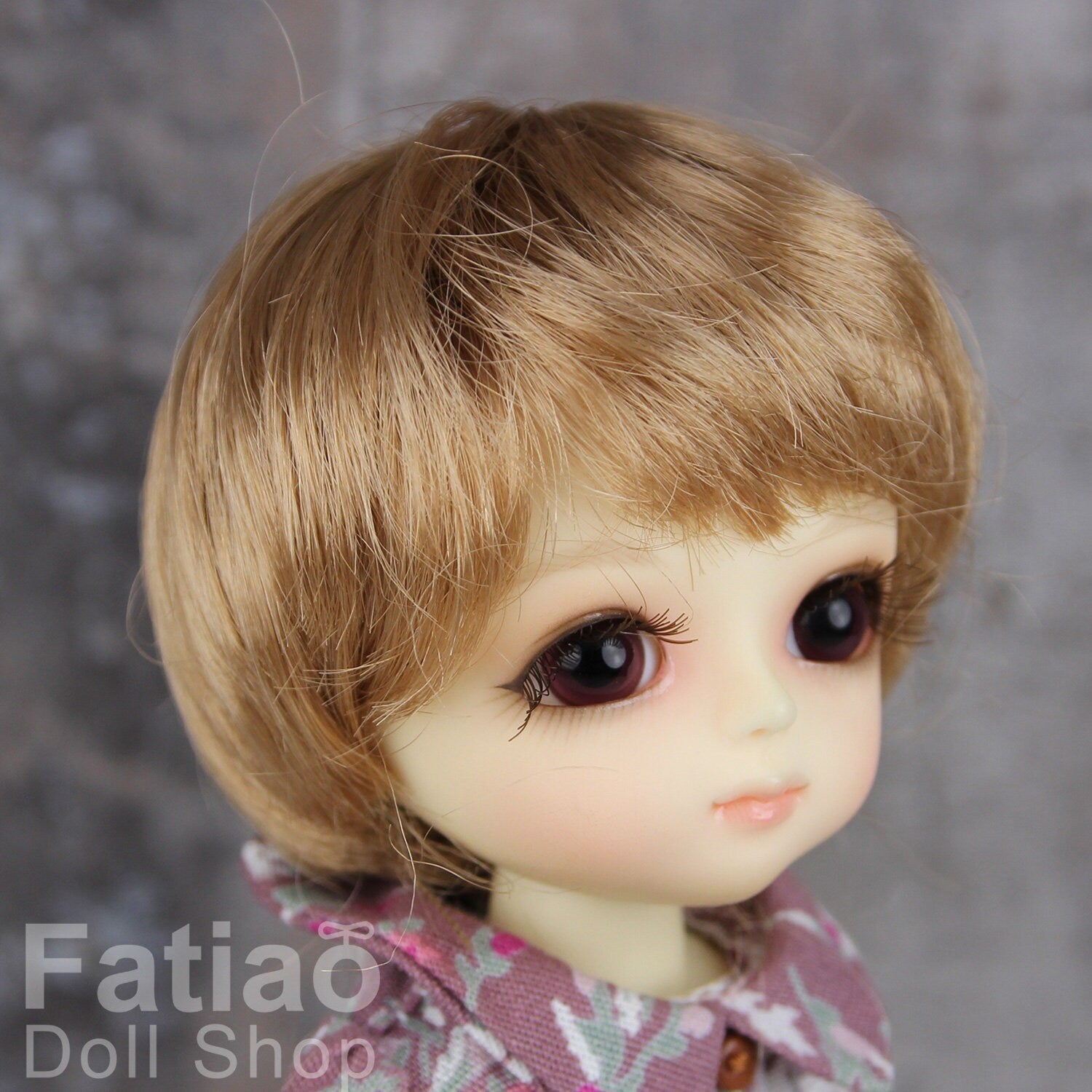 Fatiao - BJD Dollfie Lati Yellow Pukifee 5-6" Angel Doll Wig - Ocher
