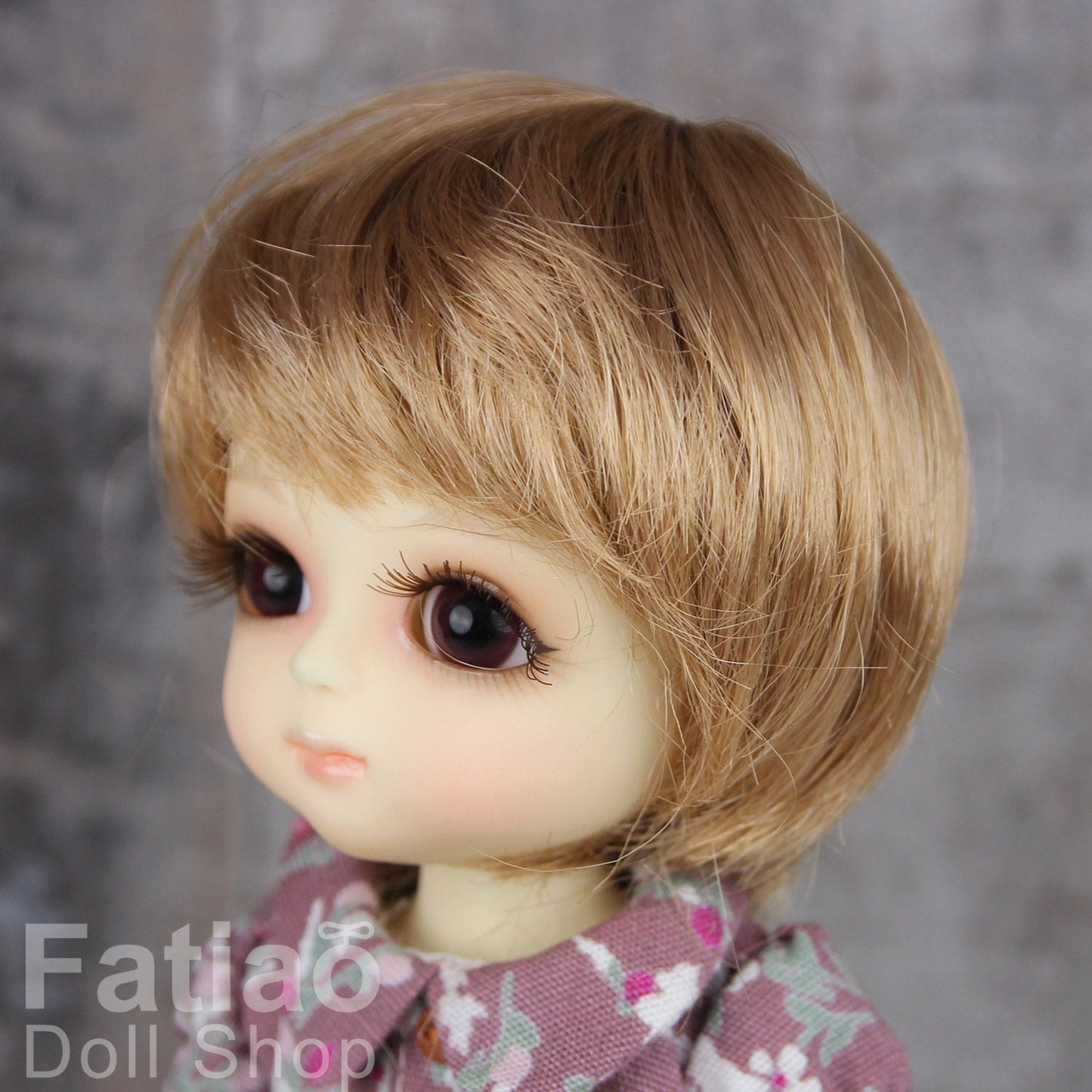 Fatiao - BJD Dollfie Lati Yellow Pukifee 5-6" Angel Doll Wig - Ocher