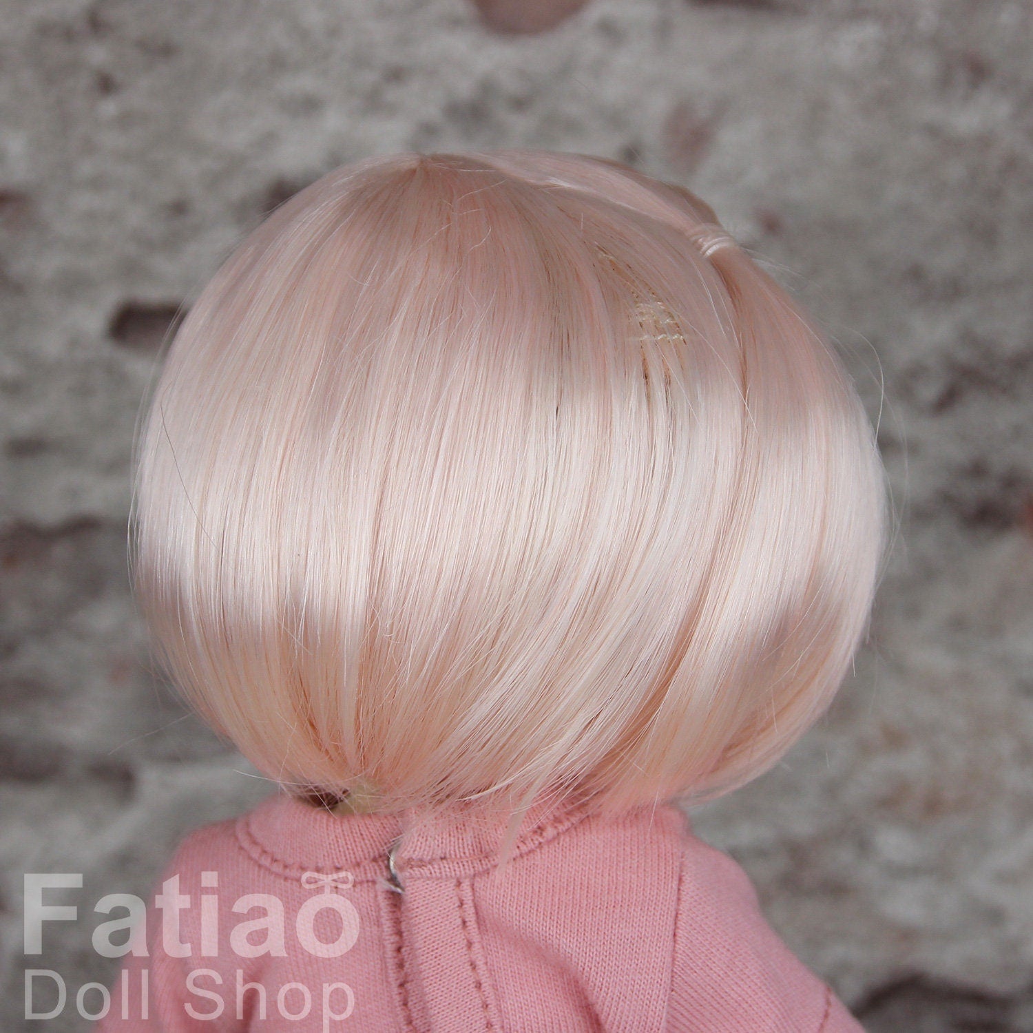 Fatiao - New Dollfie Yo-SD 1/6 BJD - Dolls Wig 6-7 inch - Light Pink