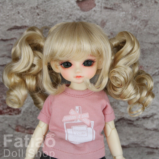 Fatiao - New Dolls Wig Dollfie Yo-SD 1/6 BJD 6-7" size Cream gold