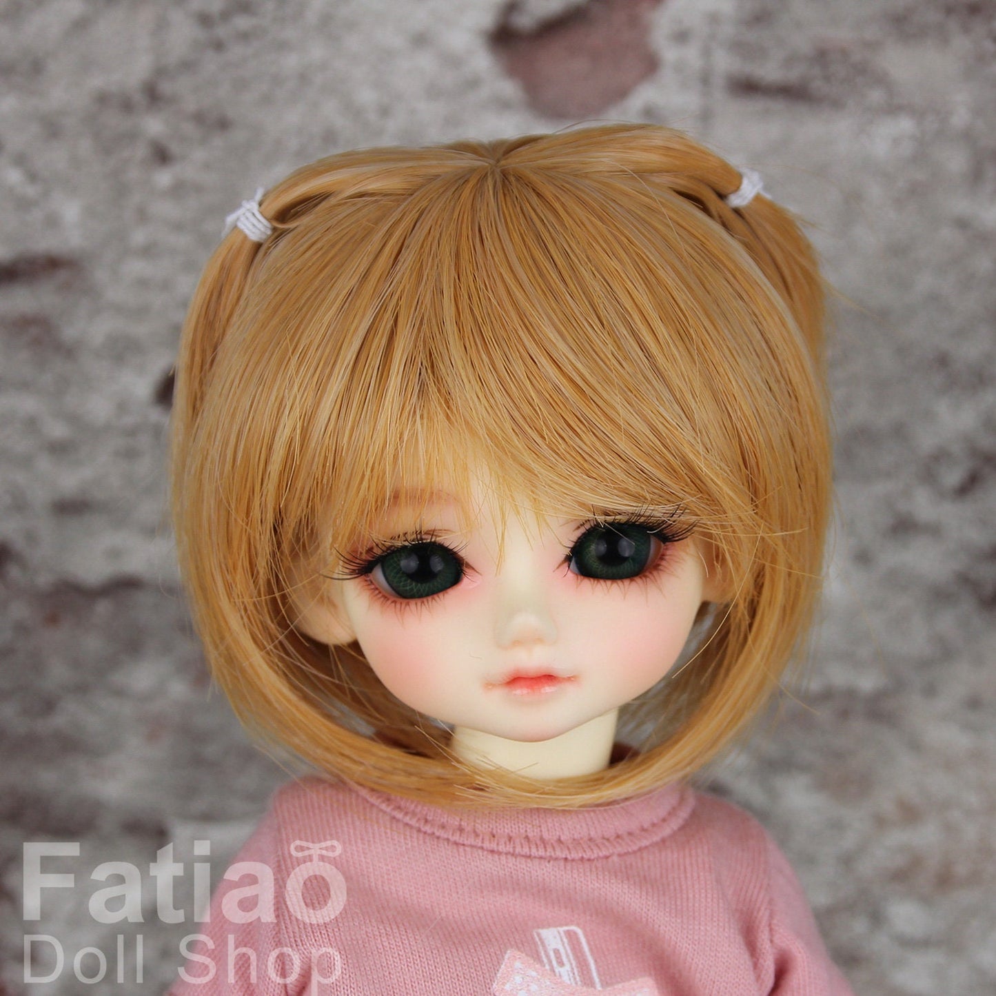 Fatiao - New Dollfie Yo-SD 1/6 BJD - Dolls Wig 6-7 inch - Honey Orange