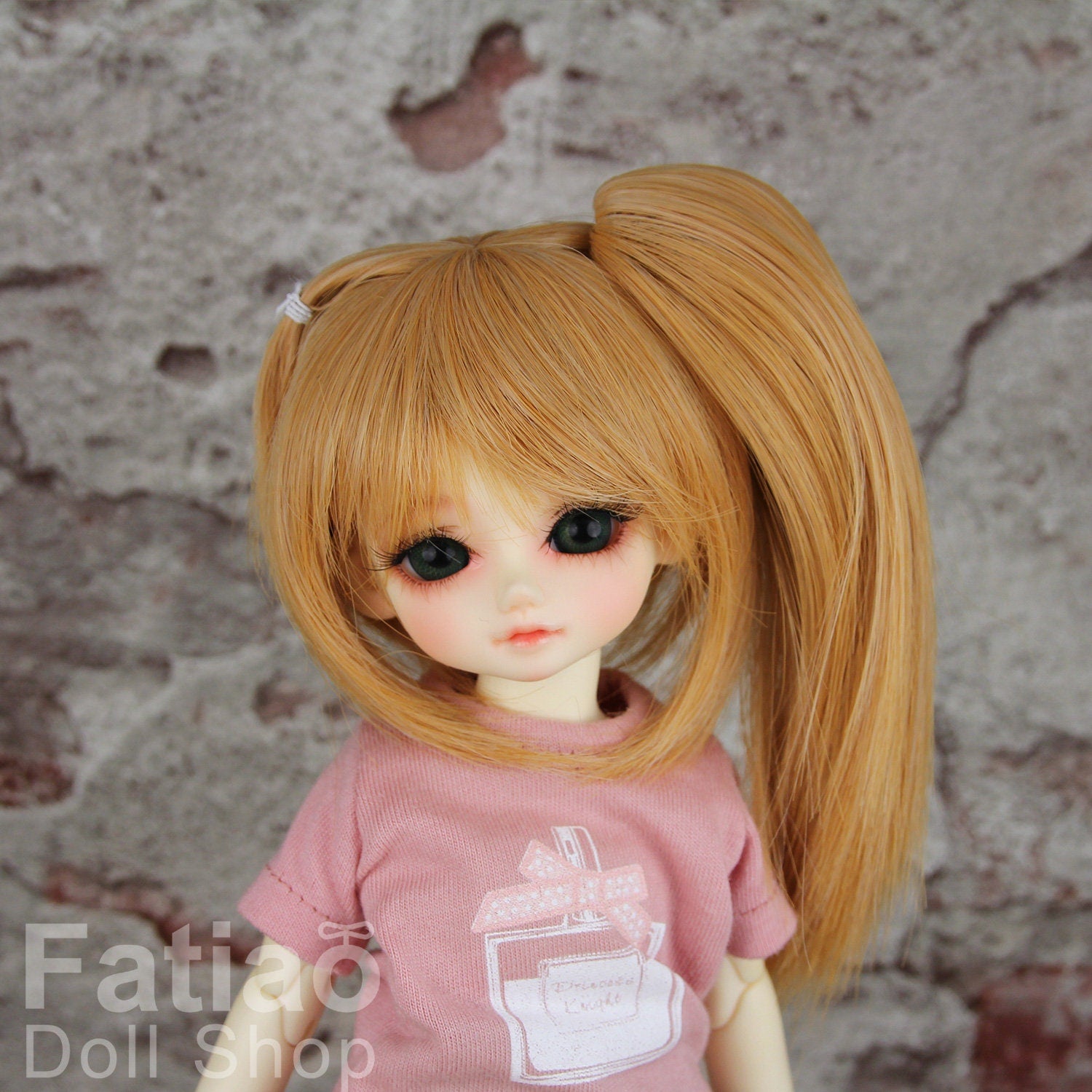 Fatiao - New Dollfie Yo-SD 1/6 BJD - Dolls Wig 6-7 inch - Honey Orange
