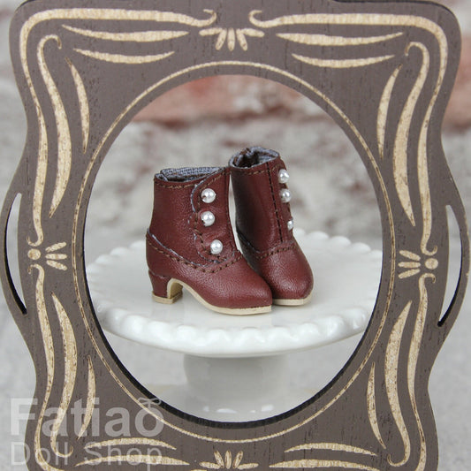 Fatiao - New OB11 Obitsu 11 Cu-poche 1/12 BJD Nendoroid GSC doll shoes high-heel boots