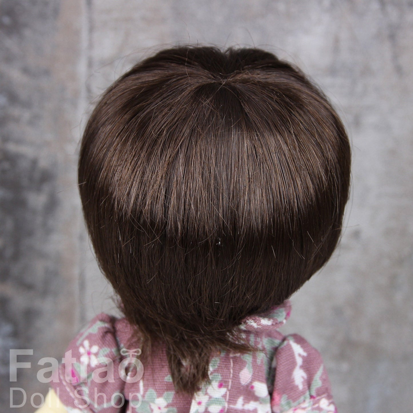 Fatiao - Dollfie Lati Yellow Pukifee 5-6" Angel Doll Wig Deep Brown