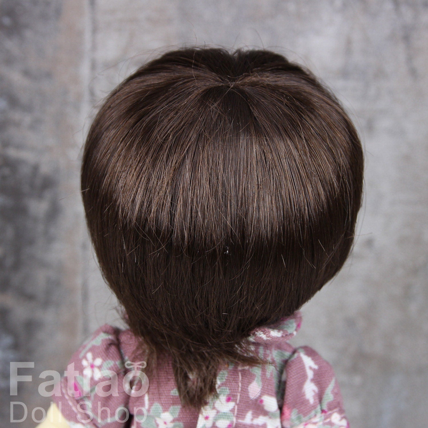 Fatiao - Dollfie Lati Yellow Pukifee 5-6" Angel Doll Wig Deep Brown