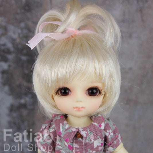 Fatiao - BJD Dollfie Lati Yellow Pukifee 5-6" Doll Wig - Blonde