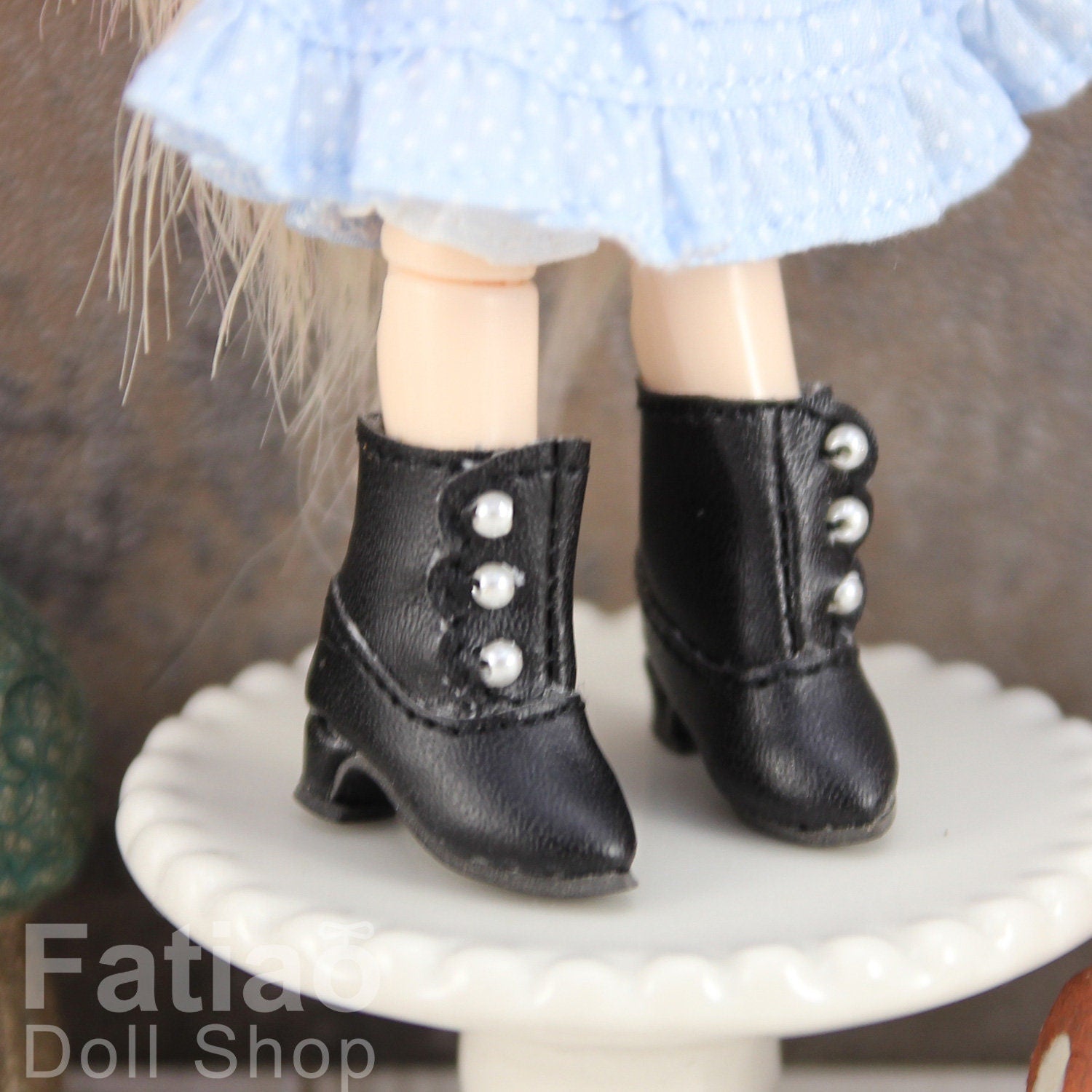 Fatiao - New OB11 Obitsu 11 Cu-poche 1/12 BJD Nendoroid GSC doll shoes high-heel boots