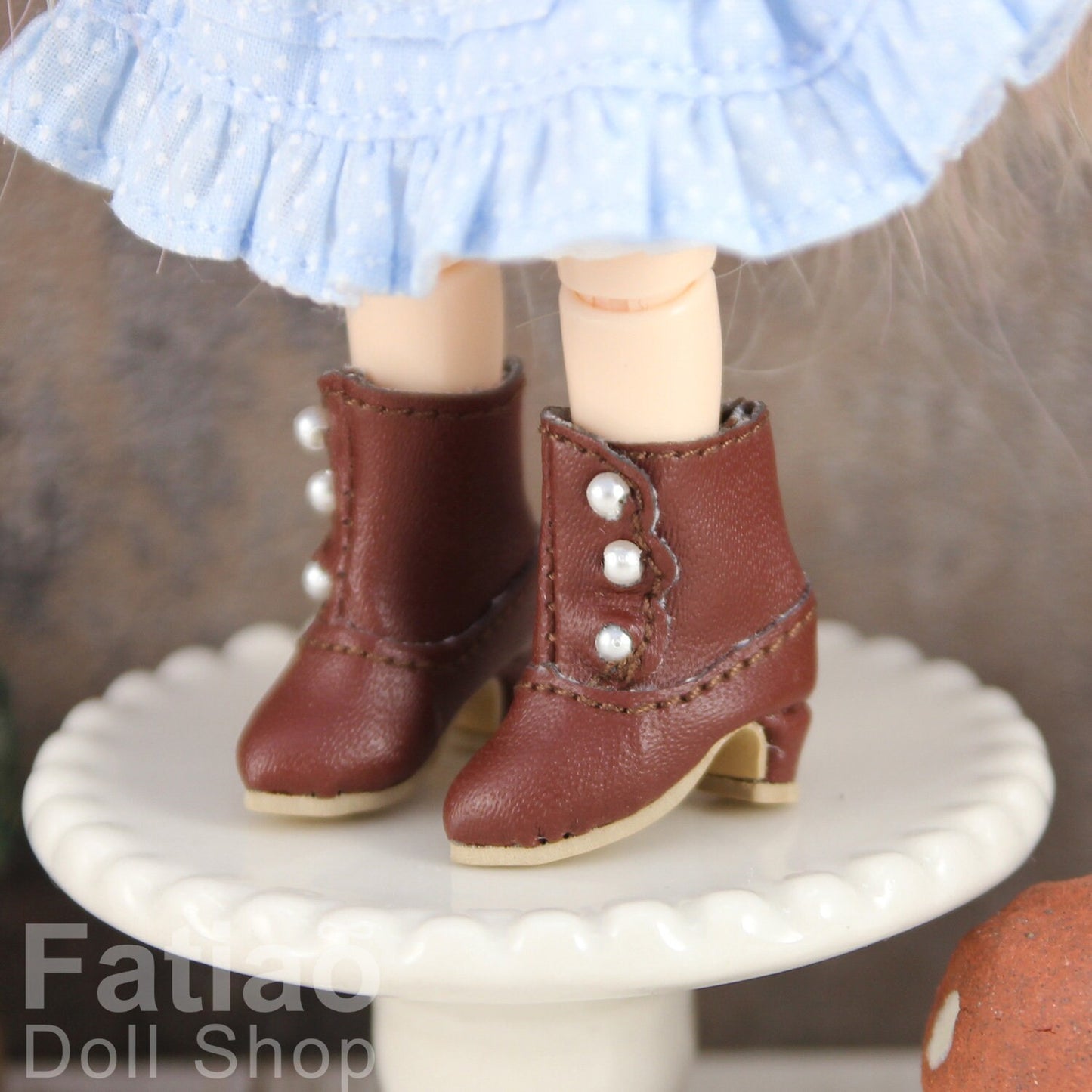 Fatiao - New OB11 Obitsu 11 Cu-poche 1/12 BJD Nendoroid GSC doll shoes high-heel boots