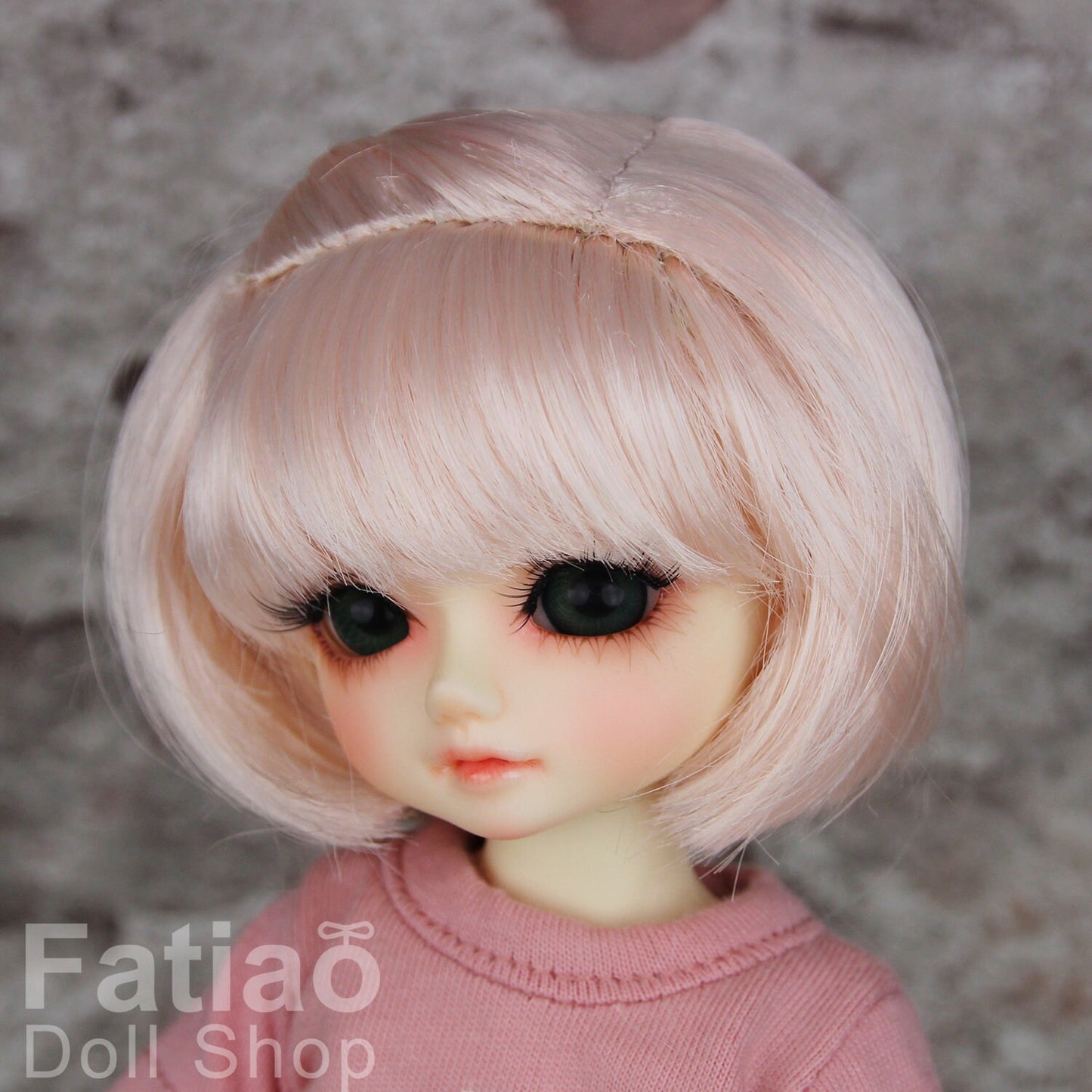 Fatiao - New Dollfie Yo-SD 1/6 BJD - Dolls Wig 6-7 inch - Light Pink