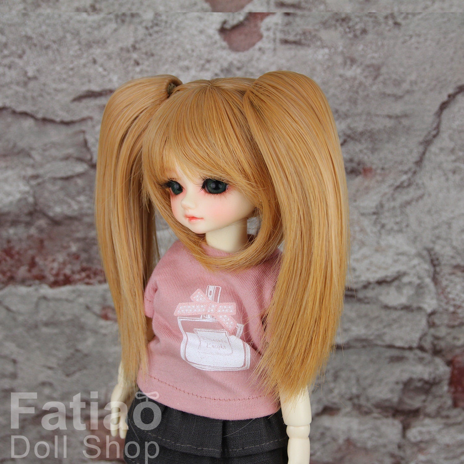 Fatiao - New Dollfie Yo-SD 1/6 BJD - Dolls Wig 6-7 inch - Honey Orange