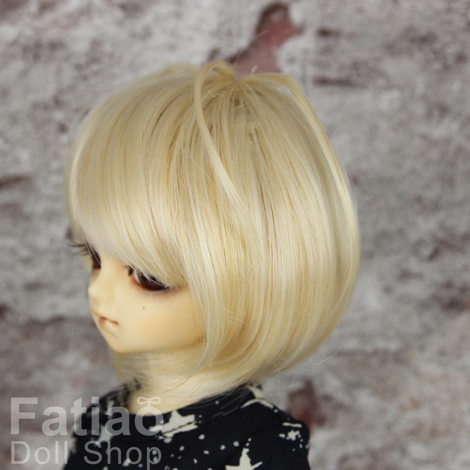 Fatiao - New Dollfie Yo-SD 1/6 BJD - Dolls Wig 6-7 inch - cream gold