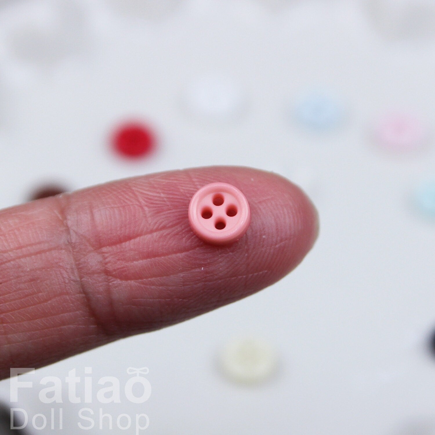 6mm Tiny Round 4-Hole Plastic mini Buttons 10pcs/set for doll BJD Blythe Pullip