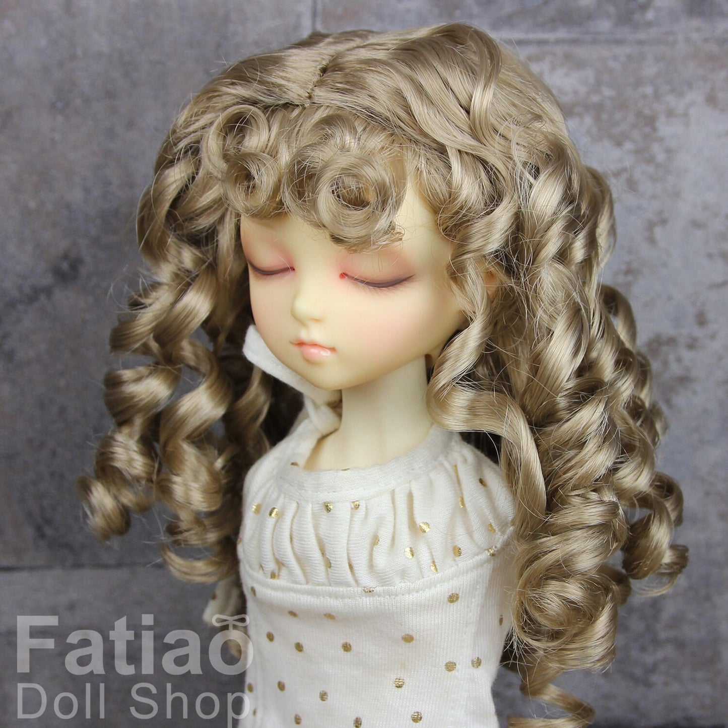 Fatiao - New Dollfie MSD Kaye Wiggs 1/4 BJD Size 7-8 inch - Baby Brown Dolls Wig
