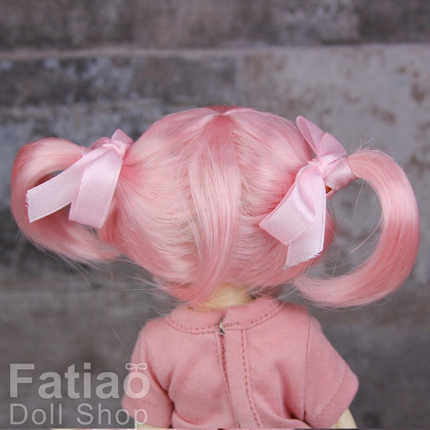 Fatiao - New Dollfie Yo-SD 1/6 BJD - Dolls Wig 6-7 inch - Pink