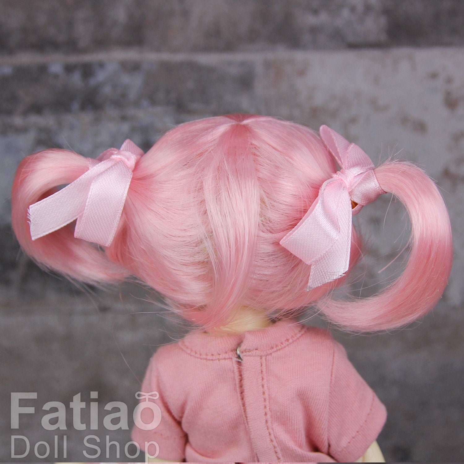 Fatiao - New Dollfie Yo-SD 1/6 BJD - Dolls Wig 6-7 inch - Pink