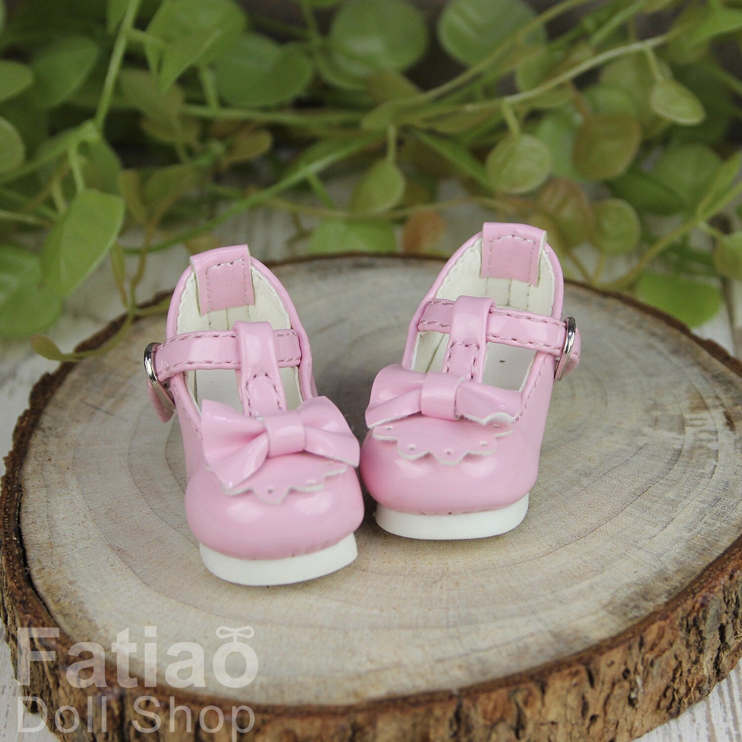 Fatiao - New Dollfie Yo-SD 1/6 BJD Doll High Heeled Shoes - Pink (Size 4.5cm)