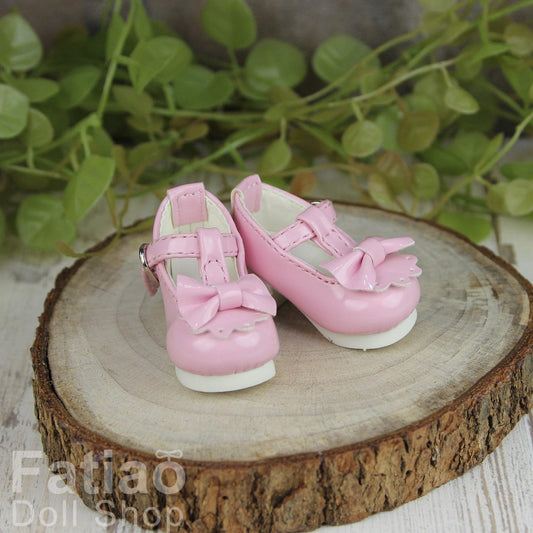 Fatiao - New Dollfie Yo-SD 1/6 BJD Doll High Heeled Shoes - Pink (Size 4.5cm)