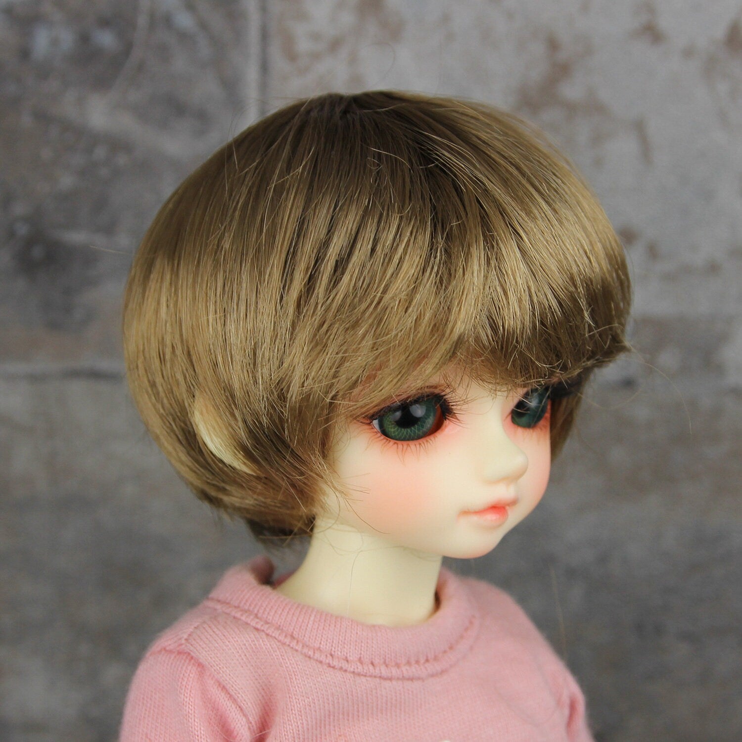 Fatiao - New Dolls Wig Dollfie Yo-SD 1/6 BJD 6-7" size - Latte