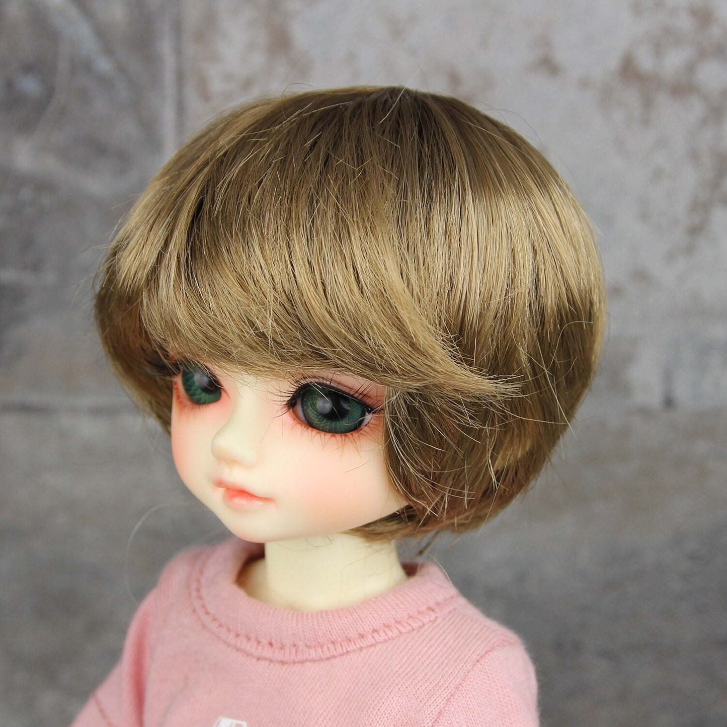 Fatiao - New Dolls Wig Dollfie Yo-SD 1/6 BJD 6-7" size - Latte